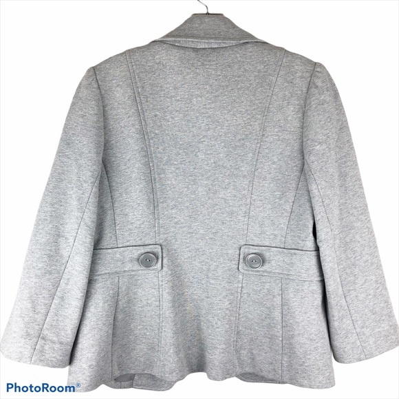 Classiques Entier Nordstrom Grey Silver Blazer S - Picture 6 of 9